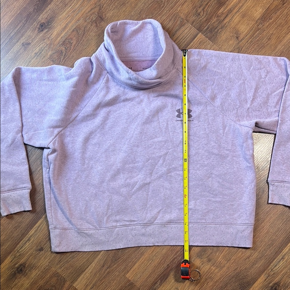 Under Armour Lavender Cowl Neck Sweatshirt - Picture 4 of 10
